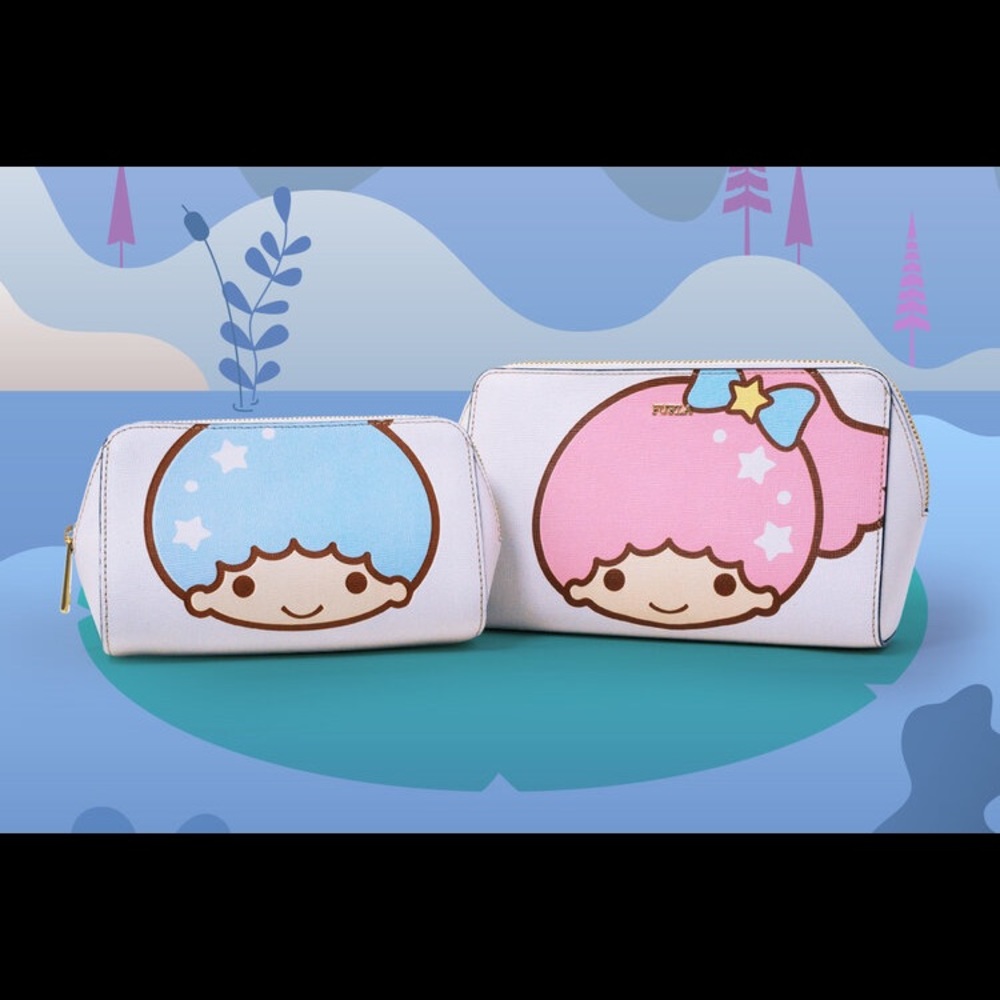 ISO Furla little twin stars cosmetic bags